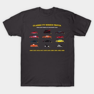 Classic TV Series Trivia: Cars T-Shirt